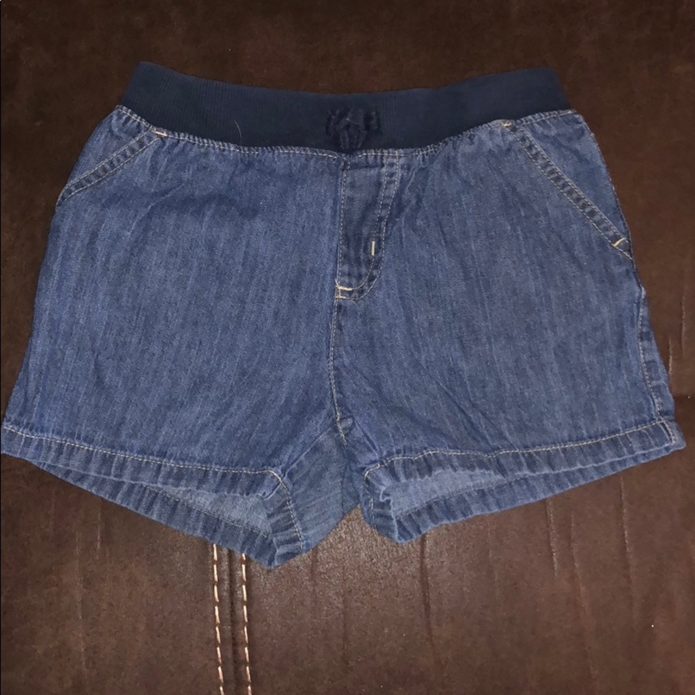 Blue jean shorts